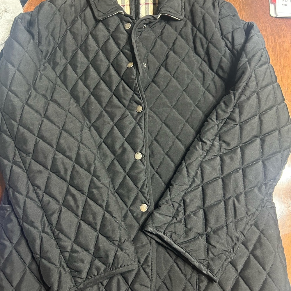 Burberry Black Quilted Jacket